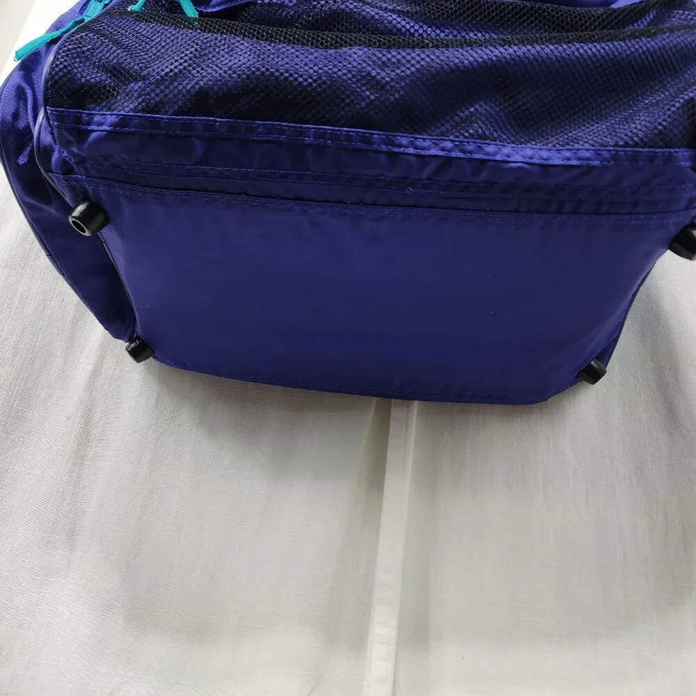 Ultimate Sport Duffle Bag Blue with Teal Accent